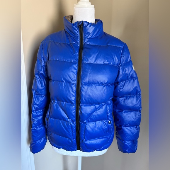 Moncler Royal Blue Quilted Puffer Jacket - Picture 11 of 11